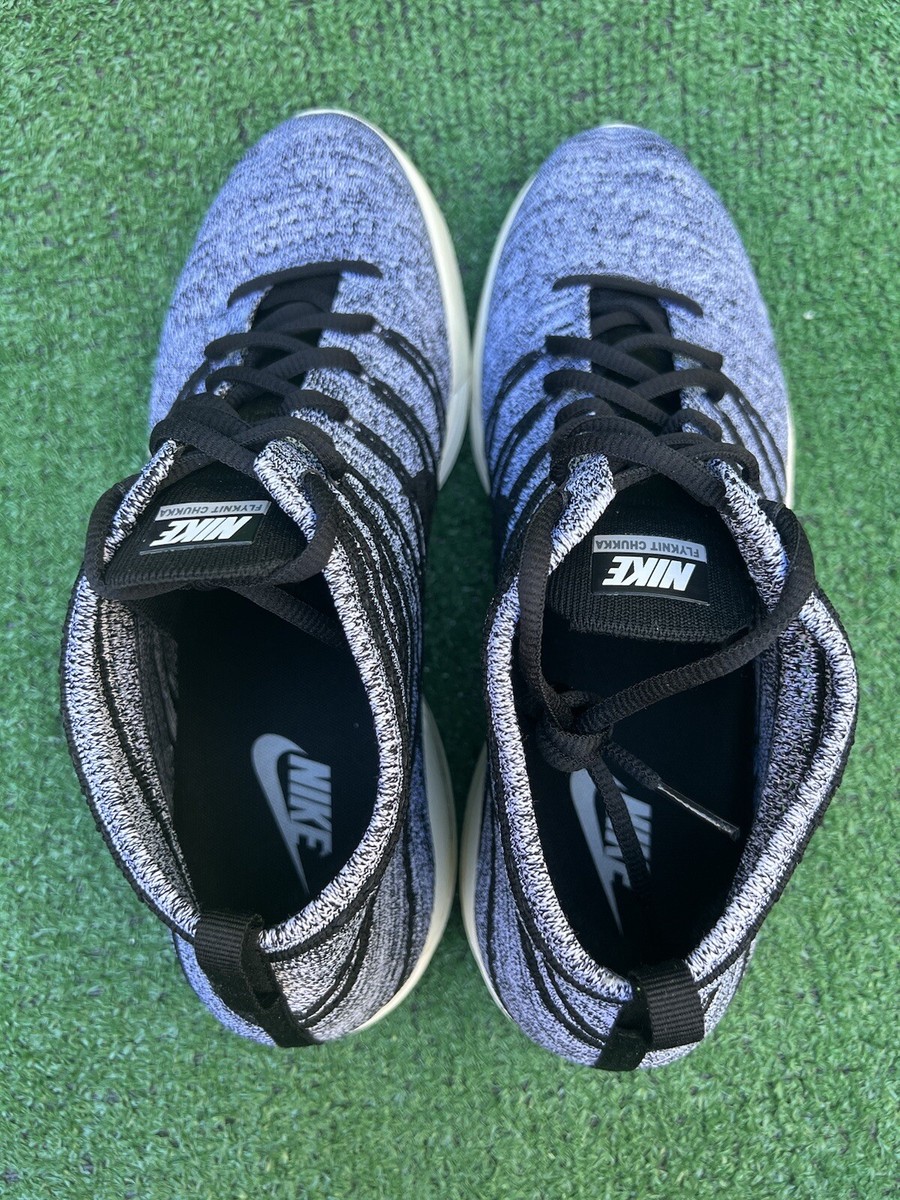 シューズ(男性用) NIKE FLYKNIT CHUKKA Nike Men's Lunar Flyknit Chukka Sneaker Size 8 Electric