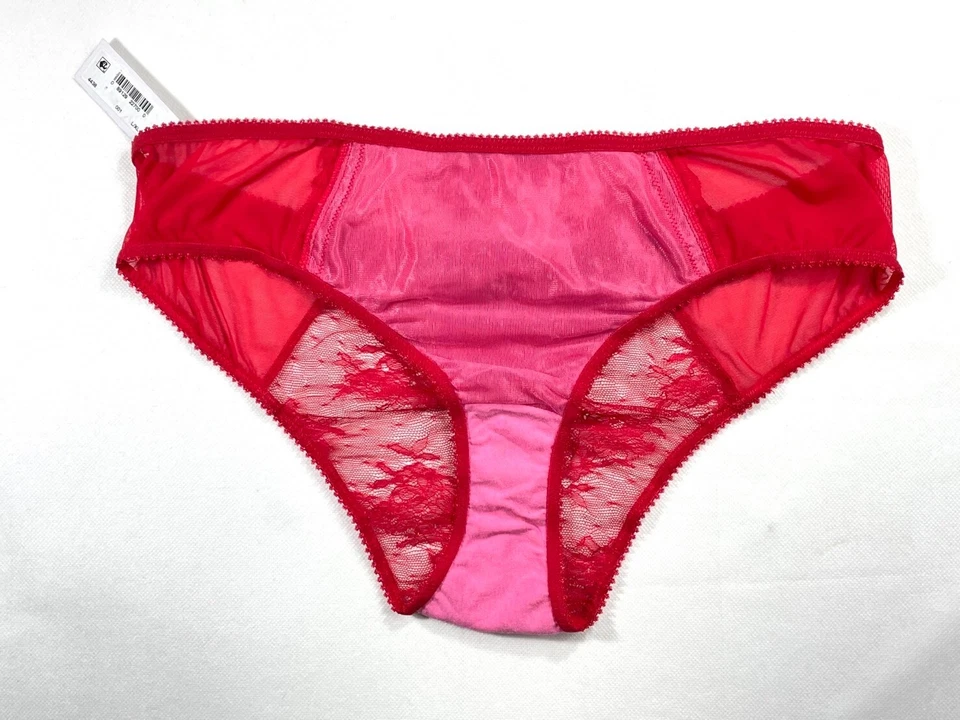 Nuevo con etiquetas Bikini Jezabel L/XL Red Malla Encaje Foto 3 de 4