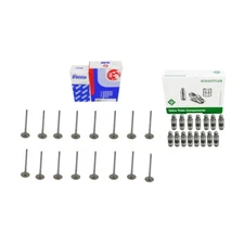 8x Exhaust + Inlet Valve + Hydos for VW 1.4 TSI CHP CMB 04E109611J 04E109601B R684