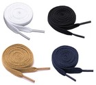 Shoe Laces For Trainers Pair Flat Colour Boot Short Long Kid Adult 7 - 12mm Wide