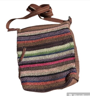 The Sak Lucia Crossbody Bag Crochet, Convertible Purse Adjustable Shoulder  Strap