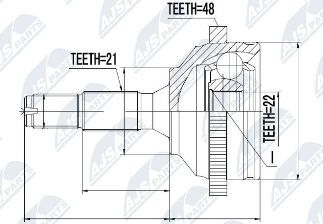 Fits NTY NPZ-PE-020 OUTER CV JOINT ⭐UK Stock⭐ - Image 5