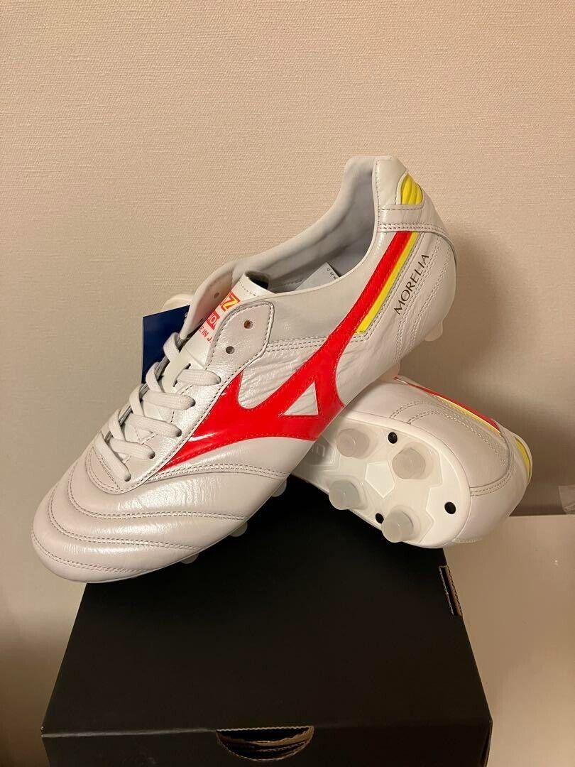 Mizuno Morelia II Japan P1GA230164 White Soccer Cleats Size Mizuno Morelia II Japan P1GA230164 White Soccer Cleats Size