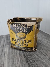 Vintage Crown Cork & Seal Co Home Use Brand Clean & Sanitary Bottle Caps