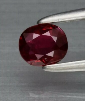 0.22Ct Rubí Natural Rojo Sin Tratamiento Origen Tanzania(Ver vídeo)