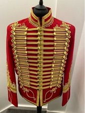New Napoleonic Hussar Uniform Miltary Style Tunic Pelisse Jimmi Hendrix