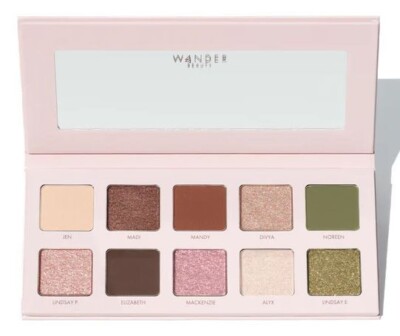 Wander Beauty Trailblazer Eyeshadow Palette 10 Shades MSRP $42 NIB