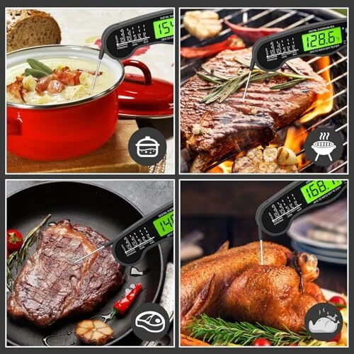 Meat Thermometer Digital - Fast Instant Read Food Thermomete