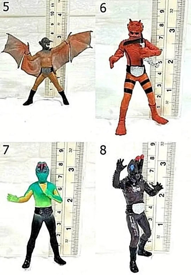 LOTE 2 FIGURA DE MONSTER GASHAPON MASKED CAME RIDER KAIJU KAIJIN Nº 1-16 Bandai Foto 3 de 4