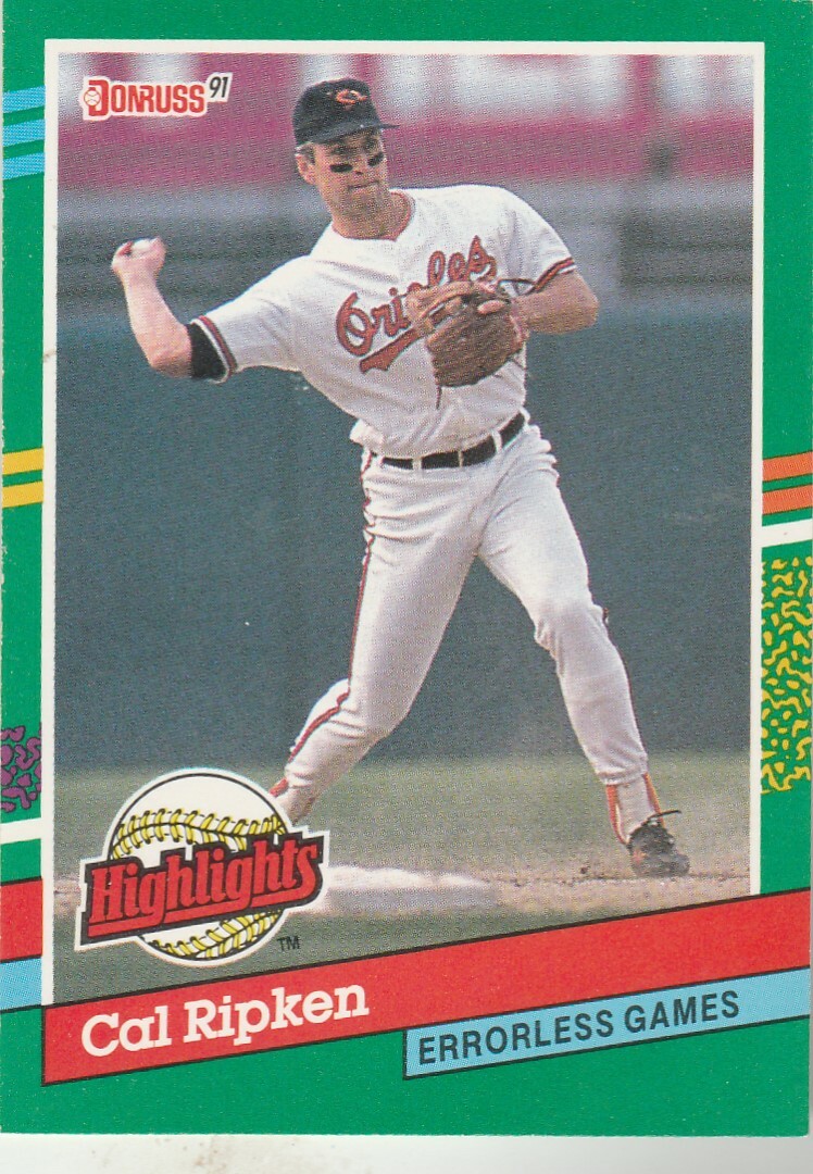 FREE SHIPPING-NRMINT TO VG-1991 Donruss Cal Ripken  Orioles BC-17 +BONUS CARDS