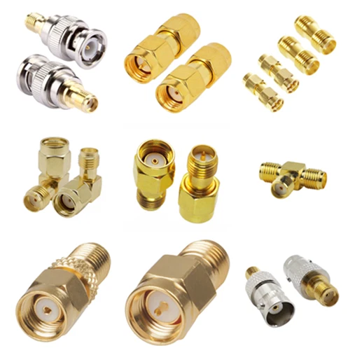 SMA Male Female to SMA RPSMA RF BNC TS9 FME Coaxial Converter Connector Adapter - image 3 of 3