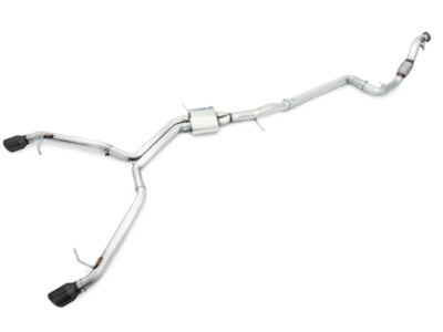 AWE Tuning For Audi B9 A4 Track Edition Exhaust Dual Outlet - Diamond Black Tips