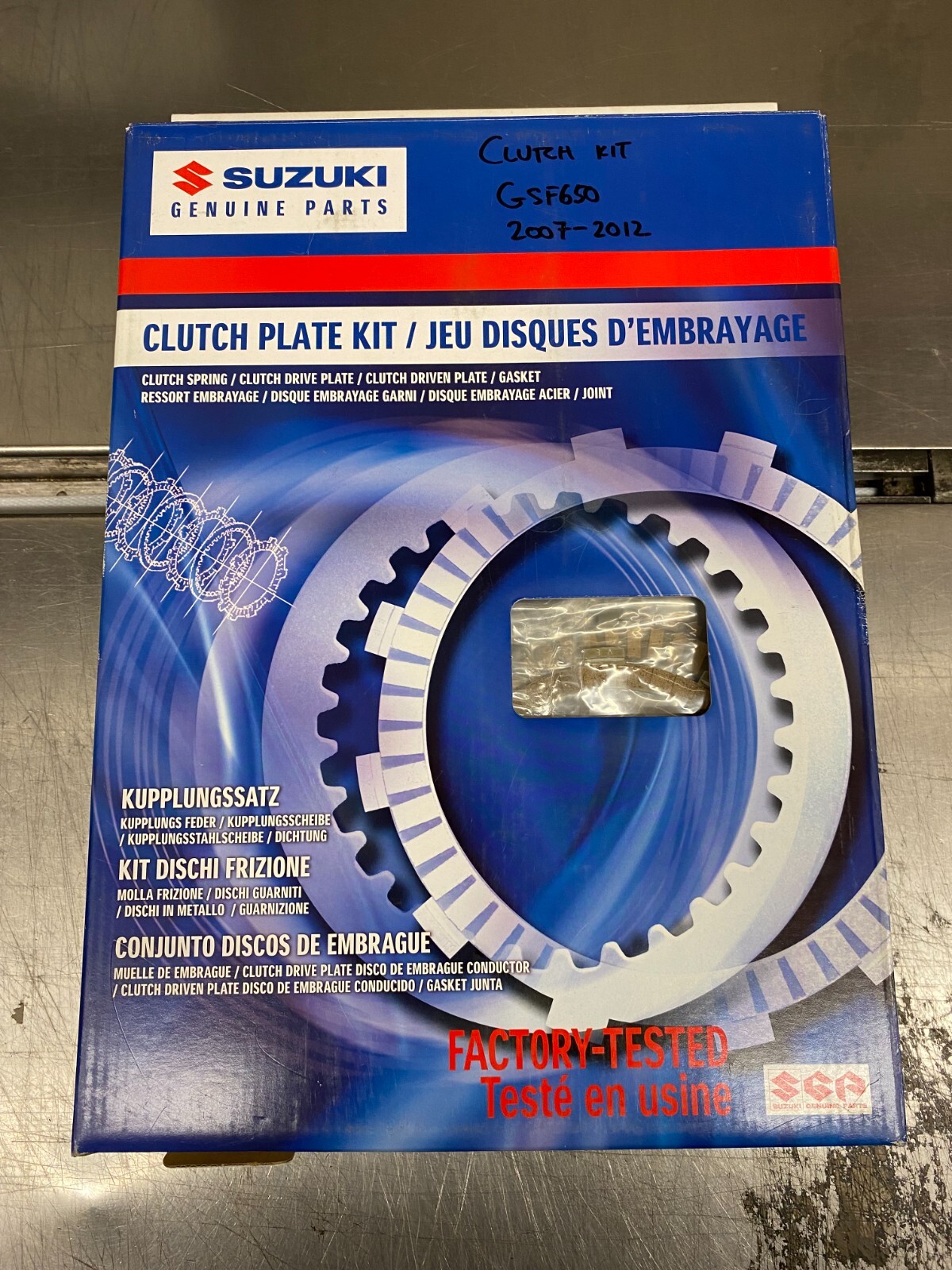 Kit de placa de embrague genuino Suzuki GSF650 2007-2012 - 21400-31810