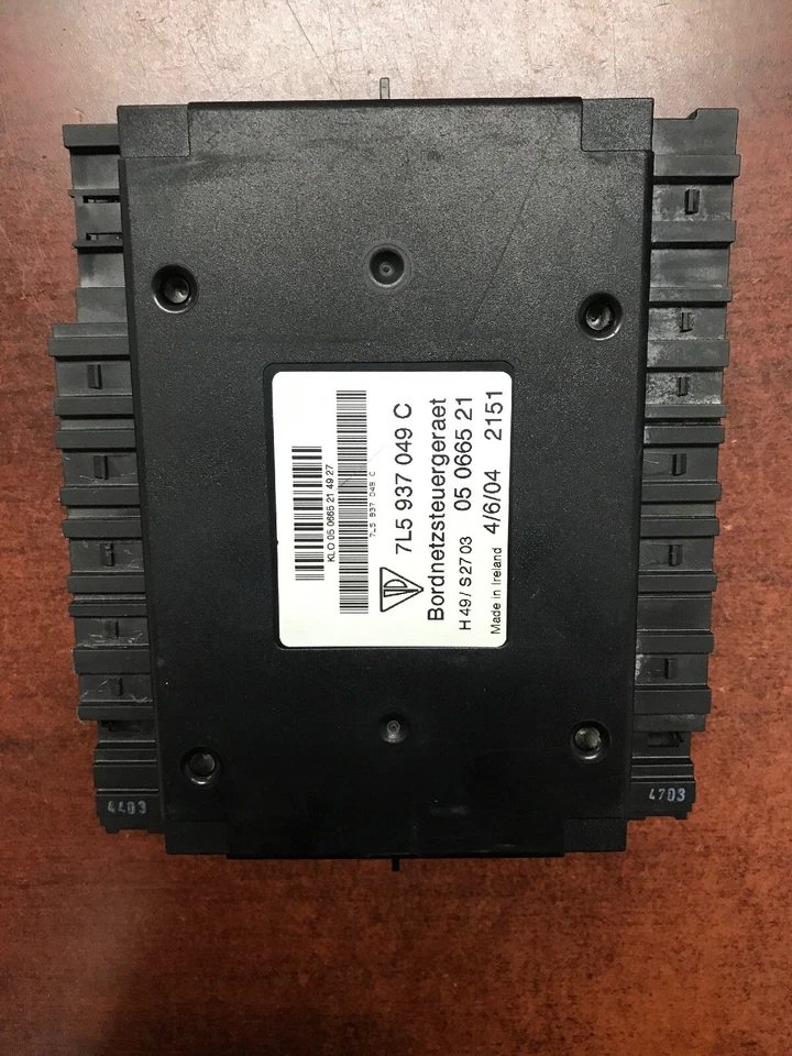 2004 Porsche Cayenne OEM Comfort BCM módulo de controle de corpo 7L5937049C - Imagem 3 de 4