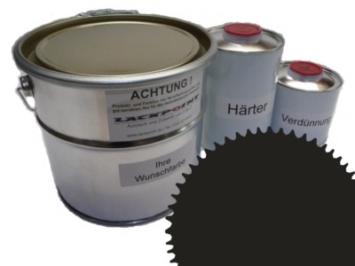 5 Liter Set 2K Automotive Paint Ral 6008 Brown-Green Acrylic Shiny Lackpoint Un