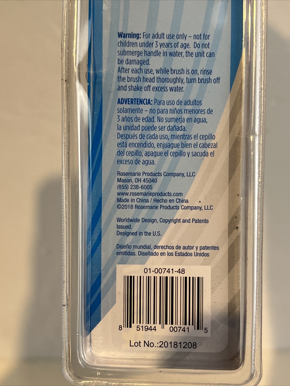 RM Oral Replacement Brush Heads 3pk for Battery Powered Toothbrush for