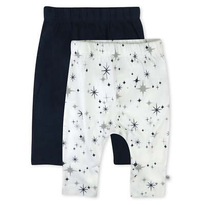 Honest Baby Clothing Boy's 2 Pack Pants NEW Twinkle Star Various Sizes
