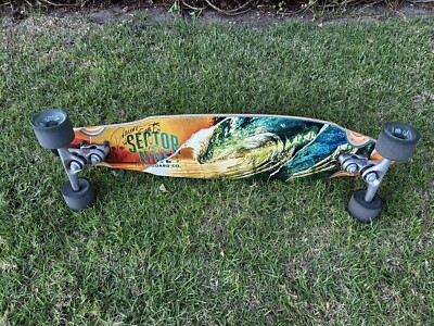 sector 9 longboard complete Skateboard. Signed By Daewon song.