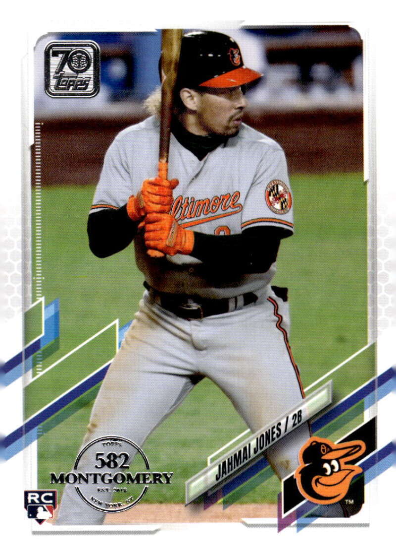 Jahmai Jones RC 2021 Topps 582 Montgomery Parallel #507