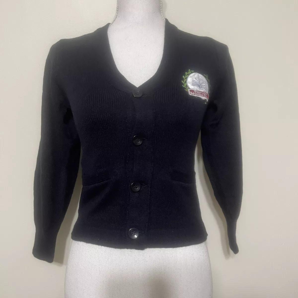 Gray clearance school cardigan