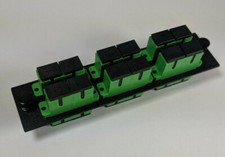Multilink 10-5327 MSCA-12-SM-C-BLK 12 Fiber Loaded SC/APC Duplex Adapter Panel