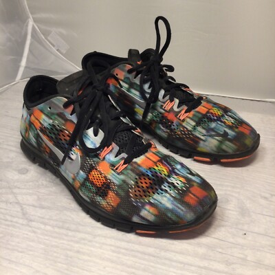 Nike Free 5.0 TR Fit 4 City Lights Running Shoes Women Us 9 Eu 40.5  629832-007