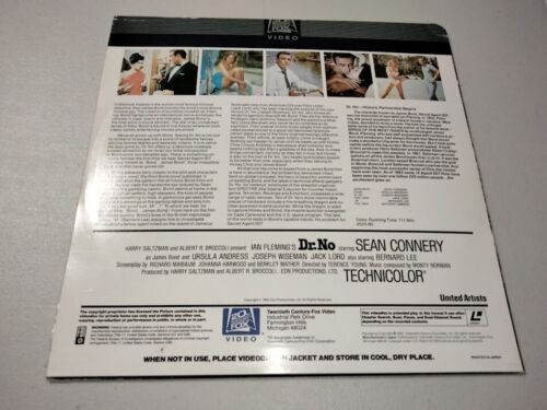 James Bond 10 Movie Laserdisc Lot Sean Connery Roger Moore George Lazenby - Imagen 3 de 19