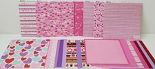 NEW LOVE, VALENTINE'S DAY - 22 Single Scrapbooking Sheets 11 Double-Sided 