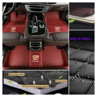 For Cadillac All Models Car Floor Mats Waterproof Front Rear Carpets Auto Mats