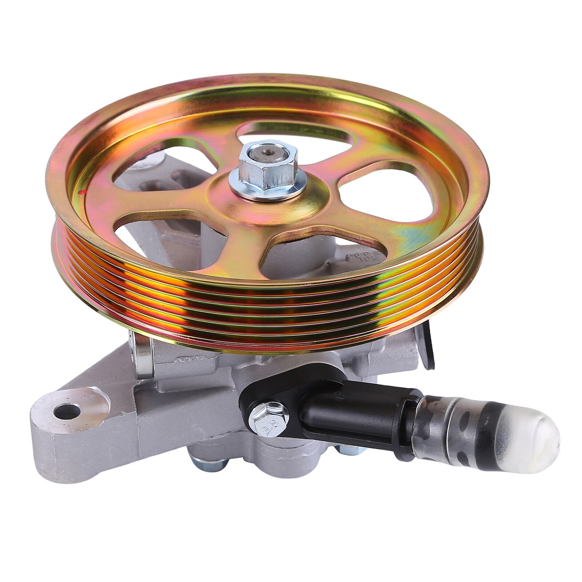 Power Steering Pump W/ Pulley For Honda Accord 2008 2009 2010 2011 2012 L4 2.4L