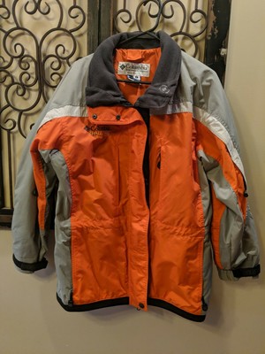 orange columbia jacket