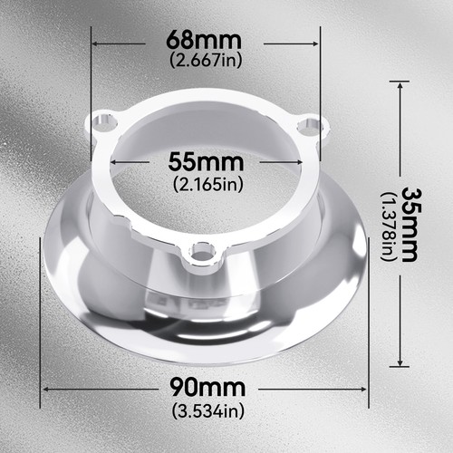 Carburetor Air Filter Velocity Stack for CV40 Sportster 1200 883 Carb w/ Screws - Picture 10 of 15