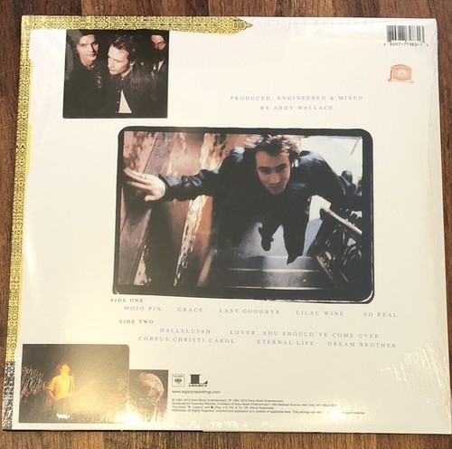 Jeff Buckley - Grace LP [Vinyl New] Sealed 180gm Debut Record Album Hallelujah - Picture 2 of 2