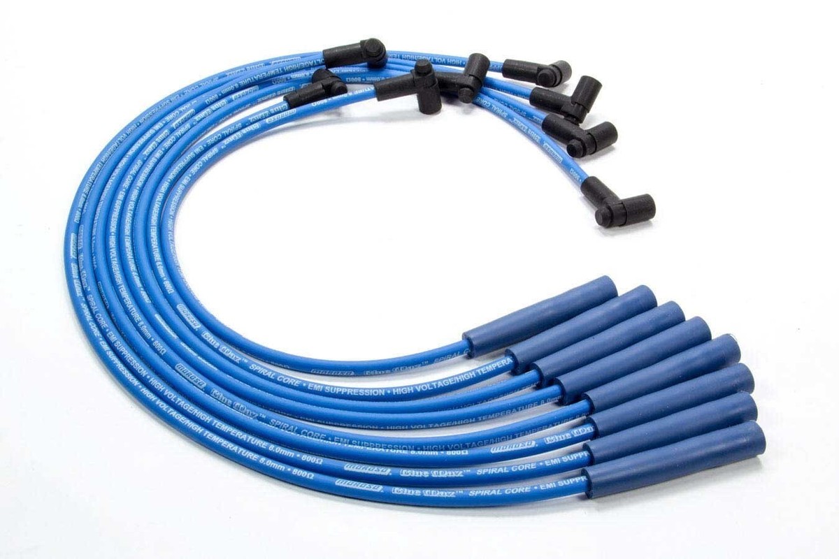 Moroso 72528 (Kit) Spark Plug Wire Set Blue Max Blue 8 mm