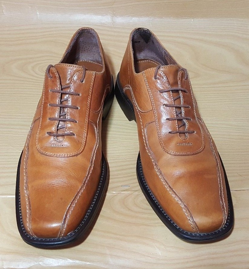 SAOLA Scarpe Oxford Johnston & Murphy in pelle marrone chiaro da uomo 9 M