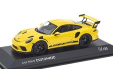 1:43 MINICHAMPS 2019 PORSCHE 911 991 II GT3 RS Bespoke yellow cartima CUSTOMIZED