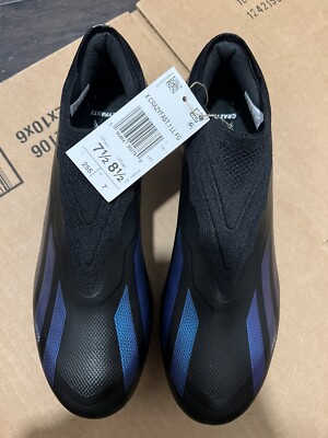 Adidas X Crazyfast.1 LL Laceless FG Black Soccer Cleats Mens  display picture 2