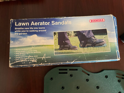 Bosmere  LAWN AERATING SANDALS with 2 STRAPS Universal Fit New In Box