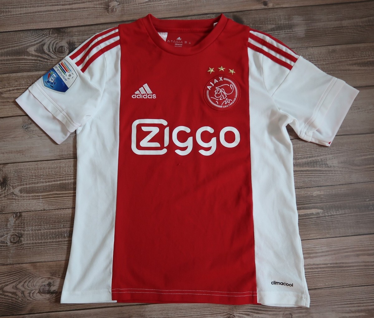 ✅Adidas Soccer Jersey Ajax JELACA 11 Home Football shirt 2015, Boys size L