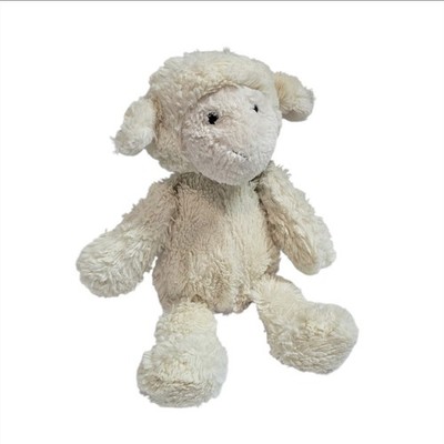 Vintage Manhattan Toy Baby Lamb Plush 10'' Stuffed Animal Sheep Beige Cream Cute