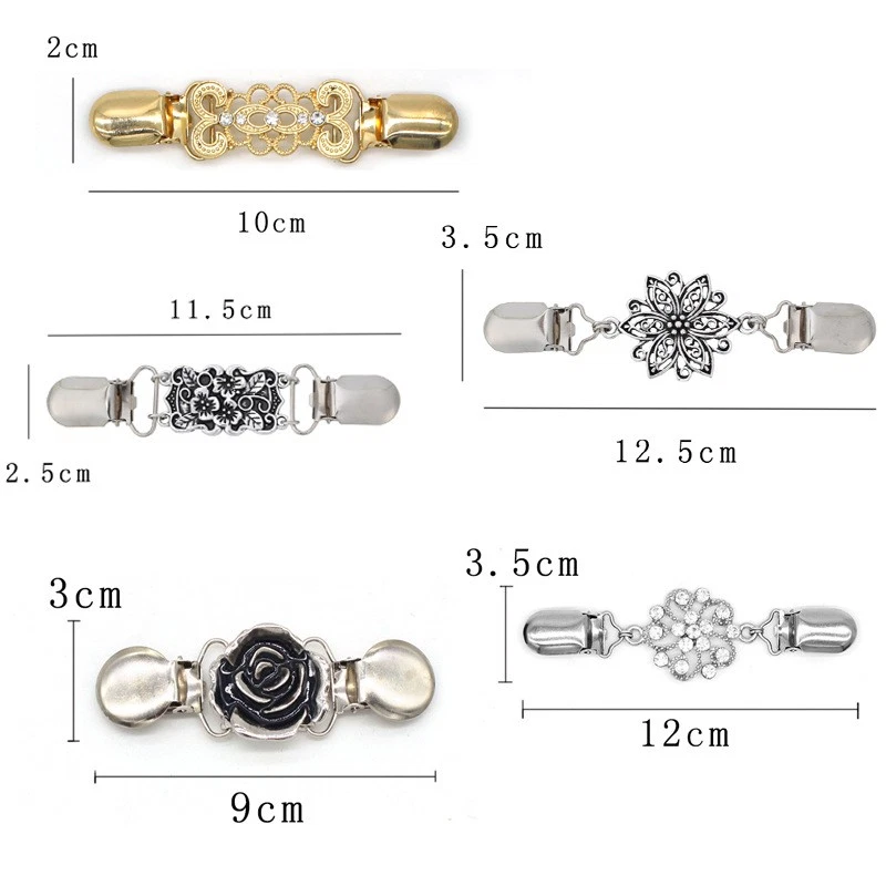 Stk Pullover Schal Clip Kragen Clips Shirts Kleider Pulloverclips für Fraue - Bild 2 von 4