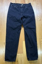 Levi's 550 Jeans Mens 32x31 Black Relaxed Fit Tapered Leg Made in USA Vintage 96