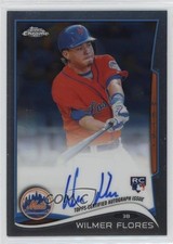2014 Topps Chrome Image Variation Rookie Auto Wilmer Flores #67 Auto n1u