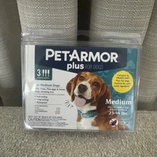 PETARMOR Plus for Dogs 23-44lbs. 3 Month Supply