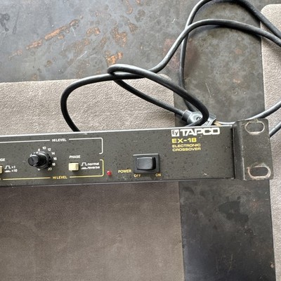 Electro-Voice EVT EV-18 Tapco Electronic Crossover 2 way stereo 3 way mono 