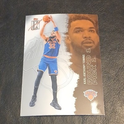 Topps 2024-25 Chrome Basketball Karl-Anthony Towns Knicks Signature Class #63