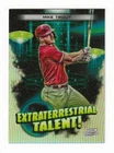 MIKE TROUT 2023 TOPPS CHROME COSMIC "EXTRATERRESTRIAL TALENT CARD #ET11- ANGELS