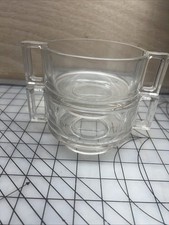 Vintage 1960s Joe Colombo Italora Arno Italy Modernist Glass  set of 2
