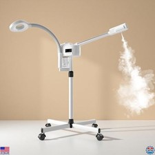 Professional Facial Steamer with Magnifying Lamp, 2-in-1 Ozone Deep Clean