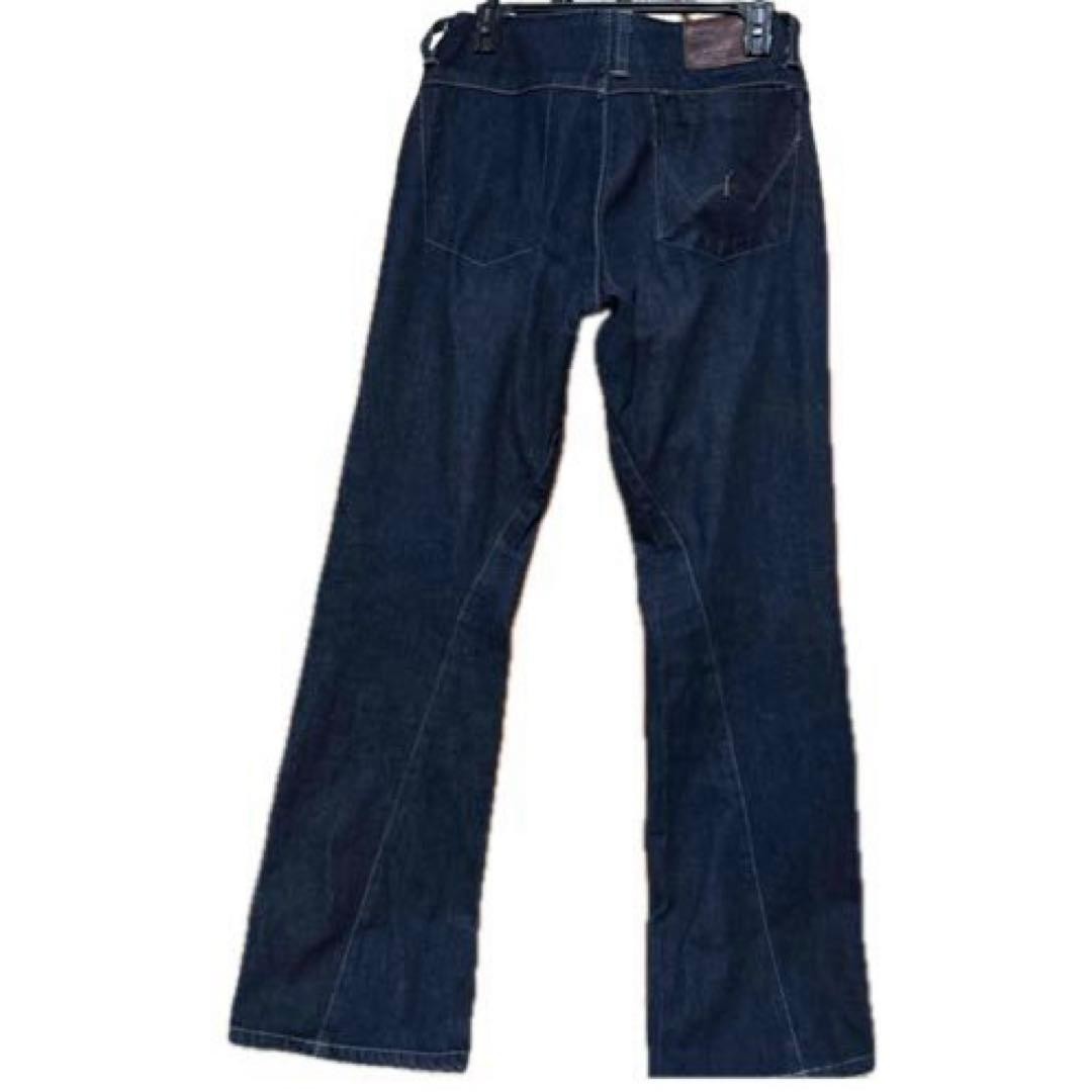 EDWIN E-FUNCTION Draping Flare Jeans 27x32 Dark B… - image 2
